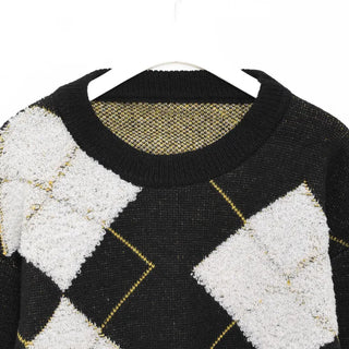 Blackton Argyle Round Knit