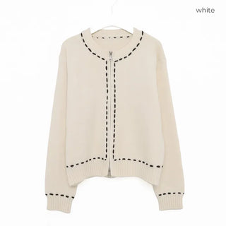 Stitch Point Knit Cardigan