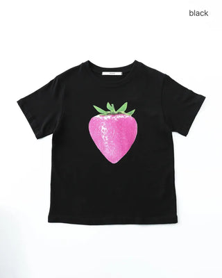 [1st Re-release] (ORIGINAL) Strawberry Lettering Slim T-Shirt
