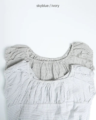 Checked blouse