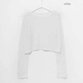 Sheer basic knit