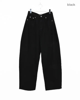 Ribbon back pocket balloon pants