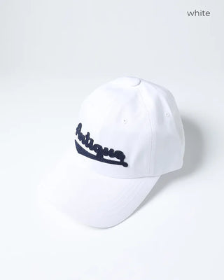 Antique lettering cap