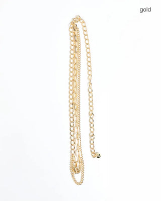Double Chain Slim Belt