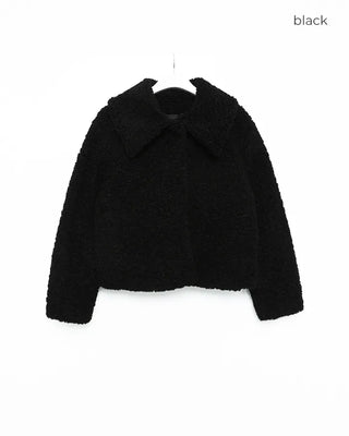 Colored boa jacket