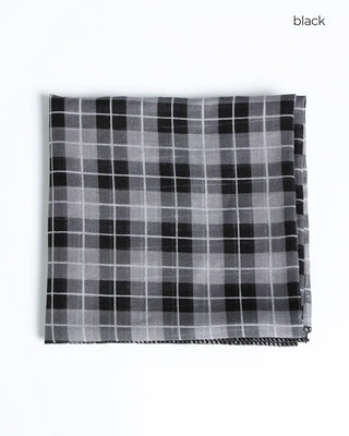 Summer check scarf