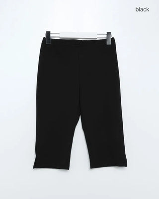 Slit Capri Pants