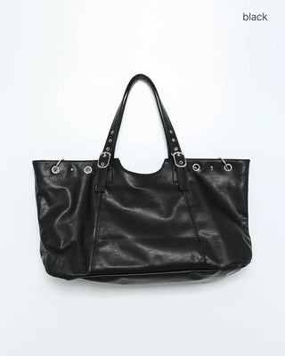 Denim Big Shoulder Tote Bag