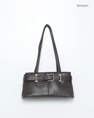 Belt Point Square Shoulder Bag