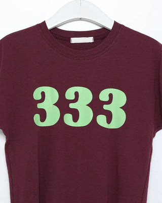 333 Lettering French Sleeve T-Shirt