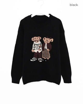 Bear Round Knit
