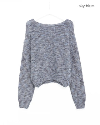 Round neck loose fit knit