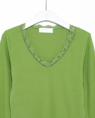 Lace Glasses Neck Long Cut and Sew
