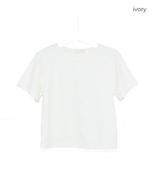 Round neck short-sleeve T-shirt