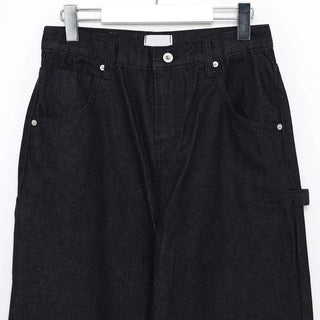 Non-faded engine denim