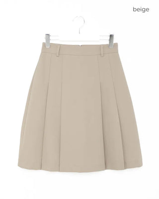 Half-pleated skirt