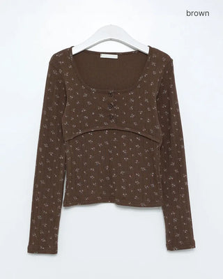 Flower Long T-shirt