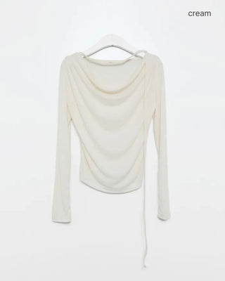 Slim Drape Point T-Shirt