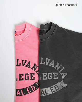 (Unisex) Drop Shoulder Oversized Sweatshirt T-Shirt