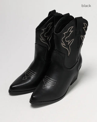 Western Cuban short boots