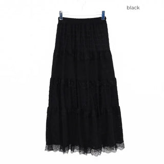 Lace long skirt