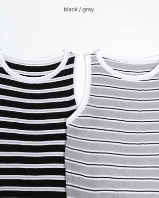 Triple Border Sleeveless