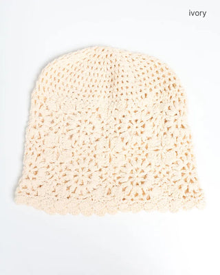 Flower Crochet Beanie