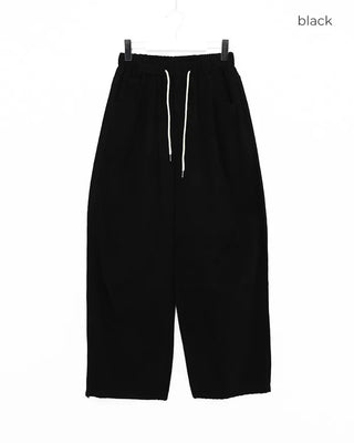 Cotton pintuck pants