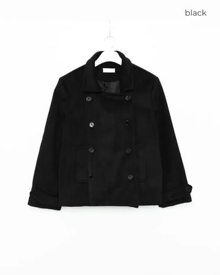 Double-breasted short coat