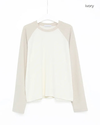 Waffle Raglan Long-Sleeve T-Shirt