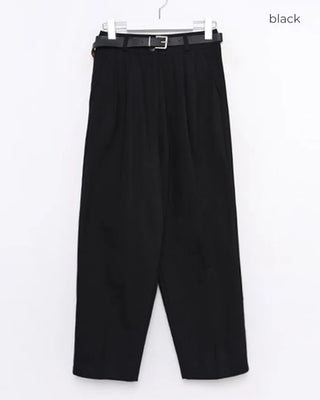 Belted trousers
