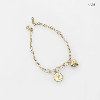 Heart Chain Bracelet
