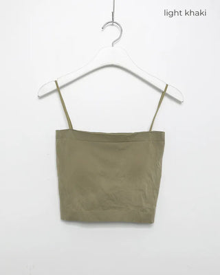 Cropped camisole bra top