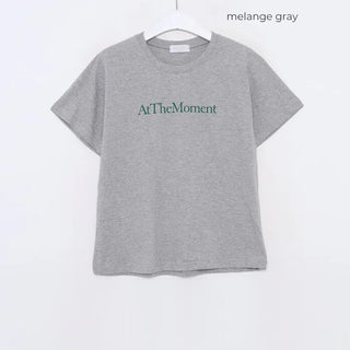 Bust print half T-shirt
