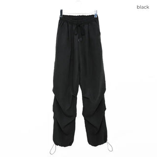 (Unisex) Knee-Pin Tuck Wide Volume Pants