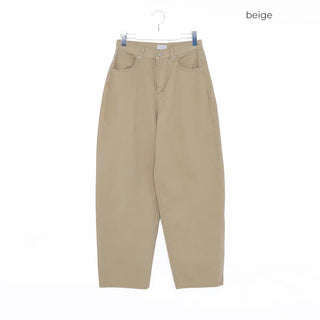 Loose Fit Round Cotton Pants
