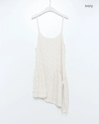 Flower Sleeveless Mini Dress