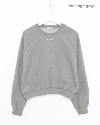 Brushed studded sweatshirt