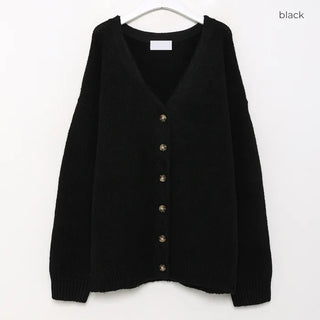 Unisex V-neck oversized cardigan