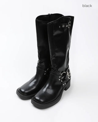 Rock Belt Long Boots