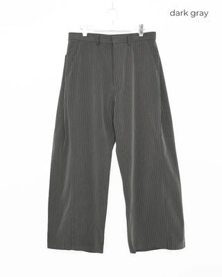 (Unisex) Striped Wide Slacks Pants