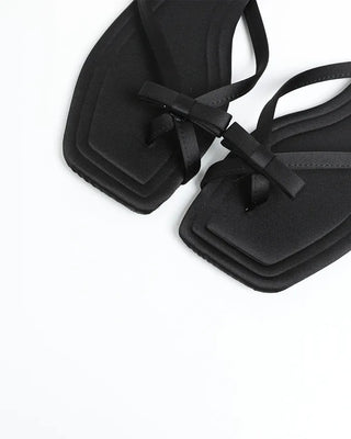 Ribbon strap sandals