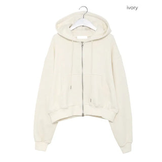 Semi-Clothed Sweat Double Zip Hoodie
