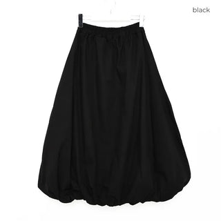 Pumpkin volume long skirt