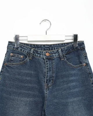 Loose-fit denim pants