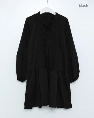 Pintuck Long Blouse