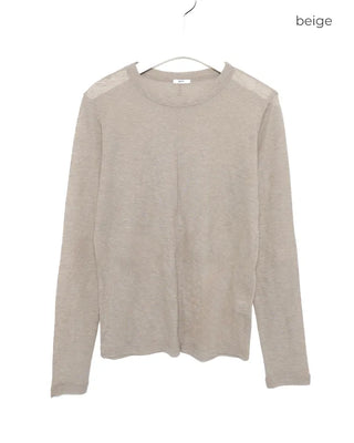 Basic round neck T-shirt