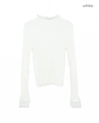 Lace Point Slim Fit Knit