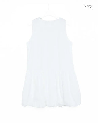 Sleeveless balloon mini dress
