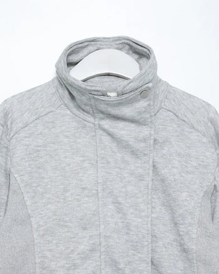 High-neck zip-up jacket